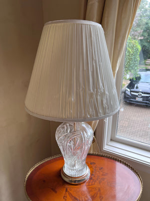 Pair of Crystal Table Lamps
