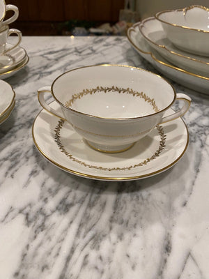 11 Coalport "Coronet" Cups & Saucers