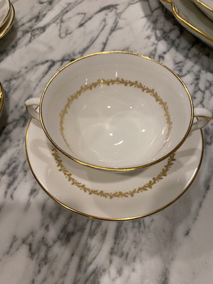 11 Coalport "Coronet" Cups & Saucers