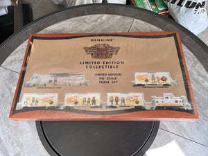 Harley Davidson Limited Edition HO Scale Holiday Train Set- North Pole Express Diesel Train (Sealed)