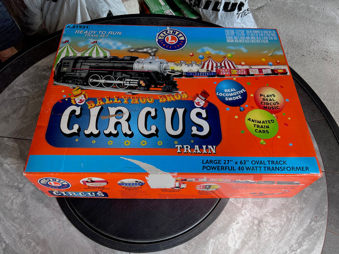 Lionel Ballyhoo Brothers Circus Train Set, Ready-to-run 0-27