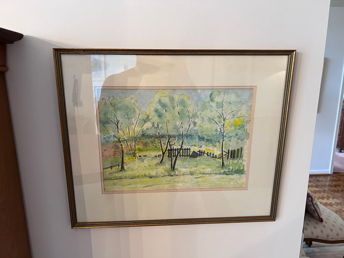 Framed Landscape Watercolour