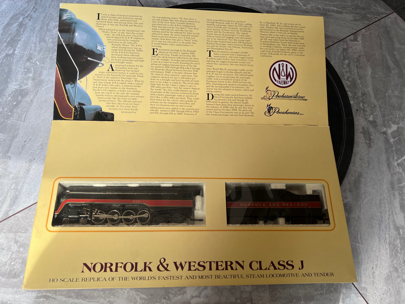 HOゲージ　NORFOLK AND WESTERN 610 BACHMANN BACHMANN NORFOLK & WESTERN CLASS J #610 Steam Locomotive
