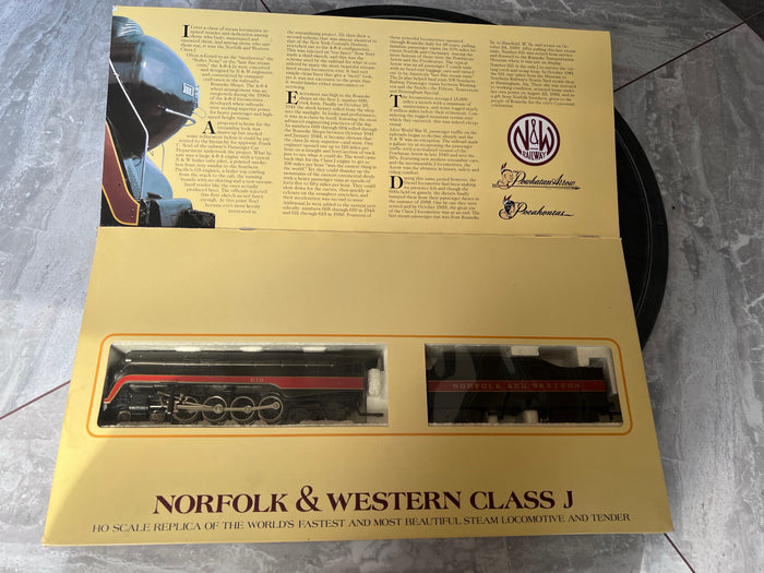 HO Bachmann Norfolk & Western Class J 610 Limited Collector's Edition