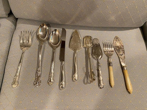 Silver Plate Serving Utensil Lot