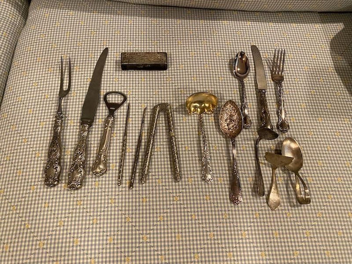 Sterling & Silver Plate Serving Utensil/Flatware Lot