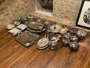 Large Miscellaneous Silver Plated Lot