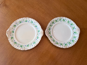 2 Royal Crown Derby Medway/Burford A814 Dessert/Cake Plates