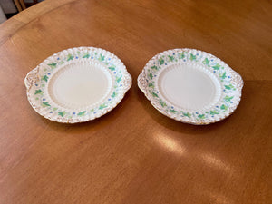 2 Royal Crown Derby Medway/Burford A814 Dessert/Cake Plates
