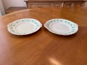 2 Royal Crown Derby Medway/Burford A814 Dessert/Cake Plates