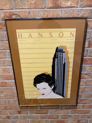 PATRICK NAGEL HANSON Investments, Signed Print