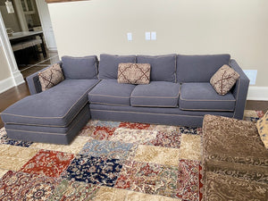 Southern Furniture Company Upholstered Sectional Sofa