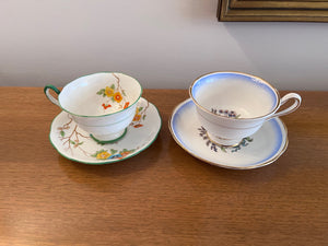 Royal Albert Crown China & Royal Albert Bone China Cups & Saucers