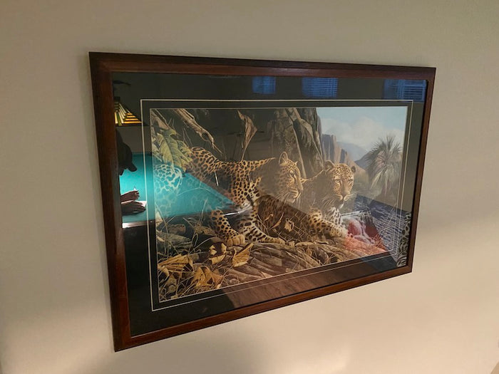 Print, Leopards by Chris Bone