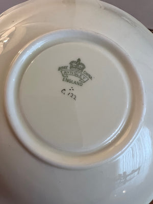 Aynsley Blue Cup and Saucer C122