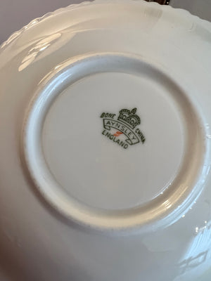 Aynsley Gold & White Cup and Saucer