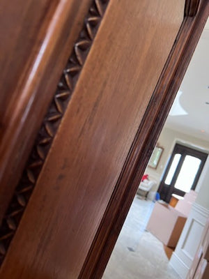 Beautiful Carved Solid Wood Armoire