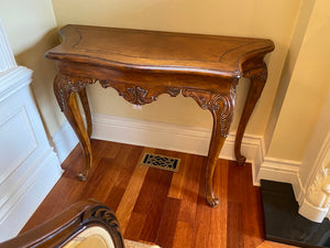 Beautiful Wood Console Table with Clawed Feet