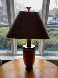 "Chapman" brass and gold metal table lamp