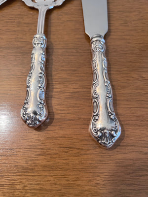 Birks Sterling Silver 'Pompadour' Serving Lot