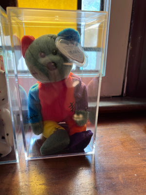 Beanie Babies in Display Cases Lot (RARE)