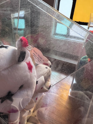 Beanie Babies in Display Cases Lot (RARE)