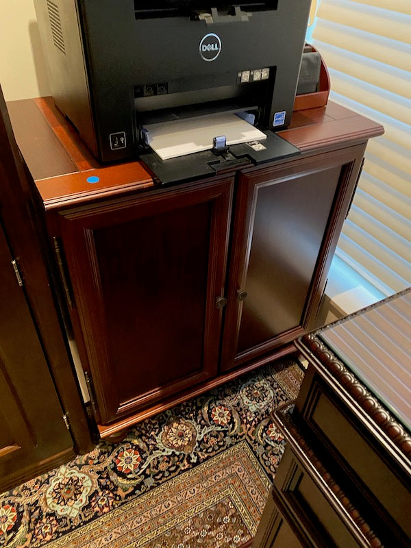 Wood Storage Cabinet