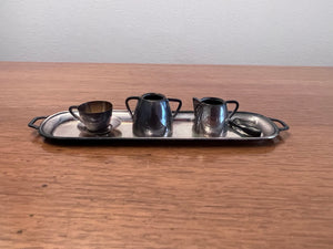 Miniature Sterling Silver 6 Piece Tea Set