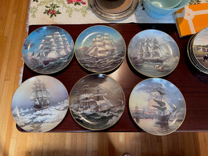 The Great Clipper Ships Plate Collection, Signature Edition Franklin Porcelain, Edward Pearce Collector Plate Lot