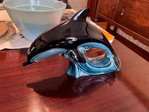 Art Deco Style Poole Pottery England Dolphin