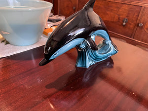 Art Deco Style Poole Pottery England Dolphin