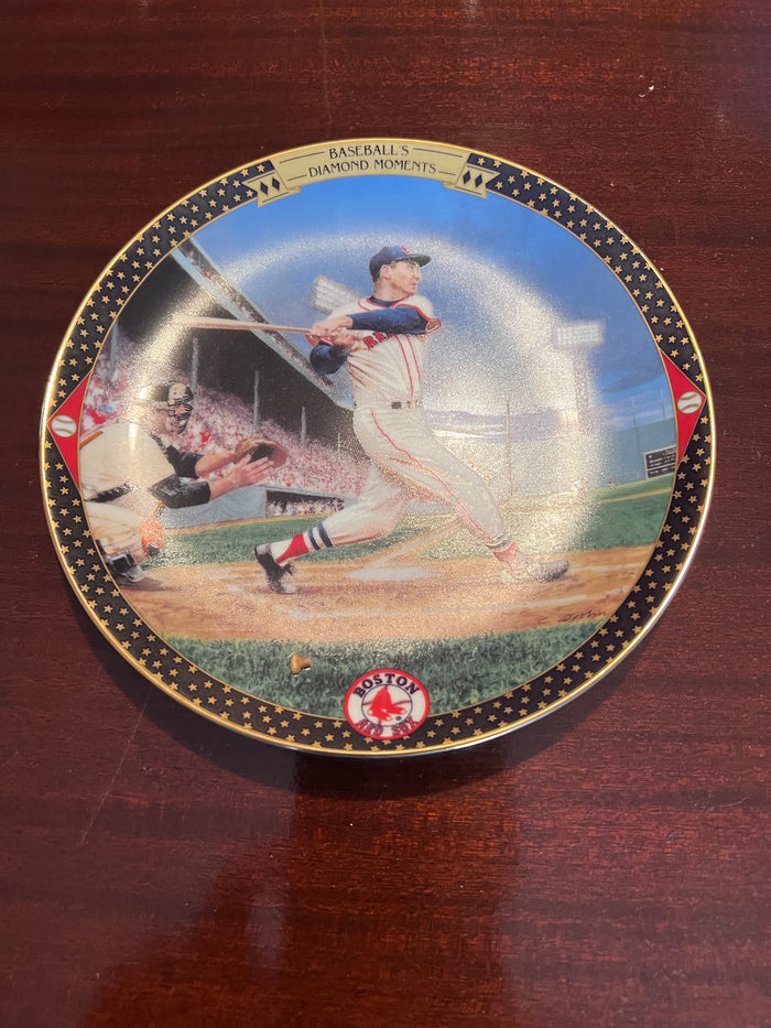 "Ted Williams Last Time at Bat" by Cliff Spohn Collector Plate