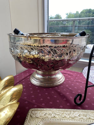 Silver Plate 5 Bottle Wine Ice Bucket
