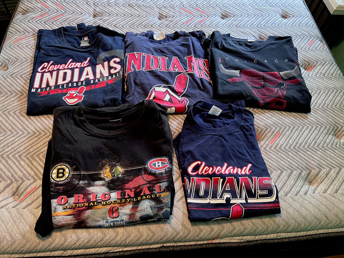 Men's Vintage Sports T-Shirt Lot- Size XL