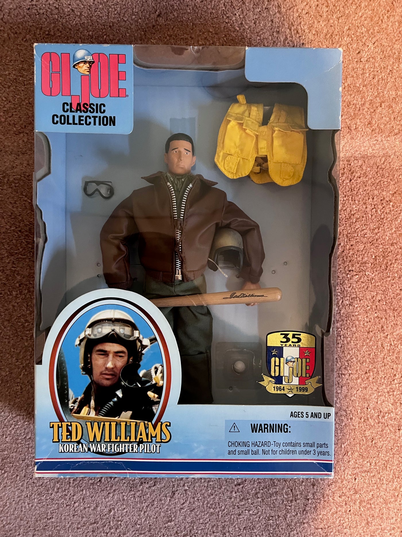 1999 Hasbro GI Joe Classic Collection Ted Williams Korean War