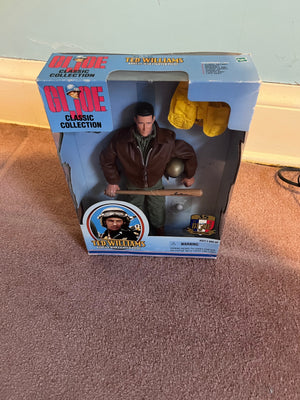 1999 Hasbro GI Joe Classic Collection Ted Williams, Korean War Fighter Pilot NIB