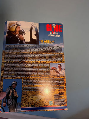 1999 Hasbro GI Joe Classic Collection Ted Williams, Korean War Fighter Pilot NIB