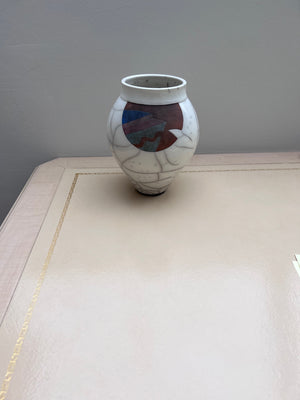 Art Deco 'Marble Style' Porcelain Vase