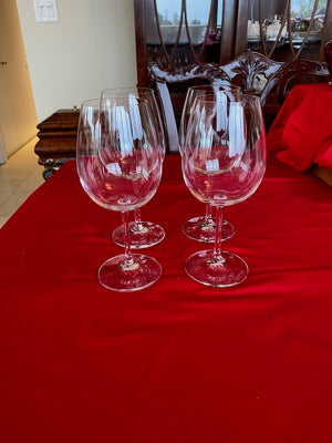 4 Marquis by Waterford Wine Glasses
