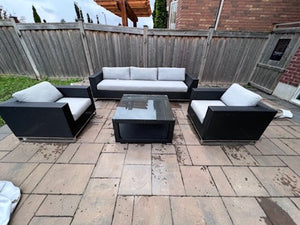 'Insideout' 4 Piece Conversation Set, with Sunbrella Cushions