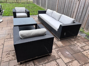'Insideout' 4 Piece Conversation Set, with Sunbrella Cushions