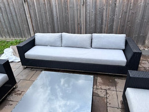 'Insideout' 4 Piece Conversation Set, with Sunbrella Cushions
