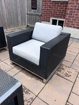 'Insideout' 4 Piece Conversation Set, with Sunbrella Cushions