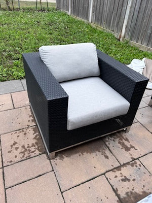 'Insideout' 4 Piece Conversation Set, with Sunbrella Cushions