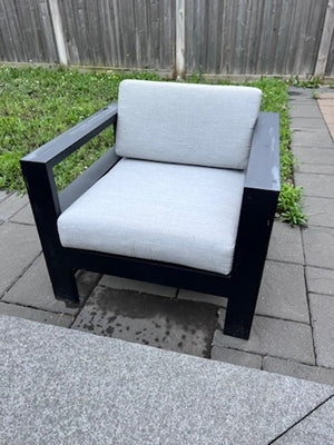 4 'Insideout' Club Chairs, with Sunbrella Cushions