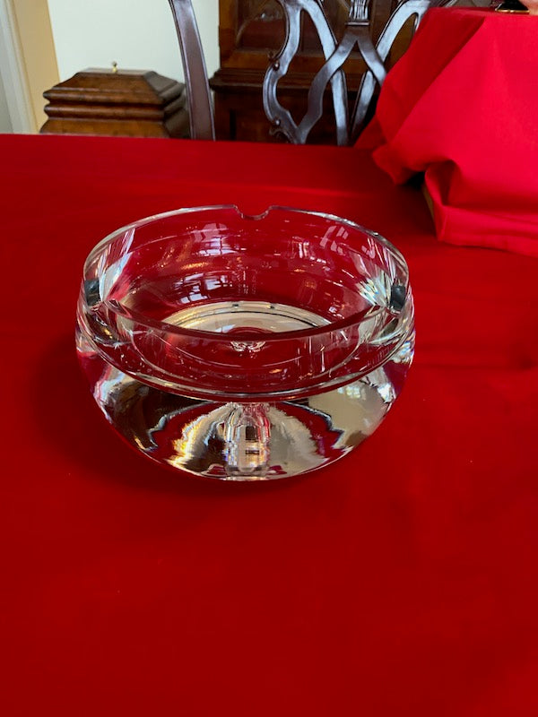 Krosno Poland Crystal Cigar Ashtray