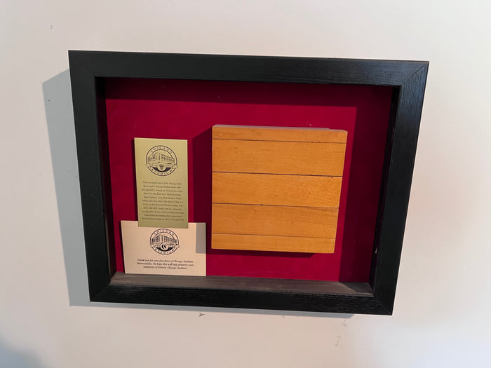 Chicago Bulls Game Used Floor Chicago Stadium 1987-1994 NBA Champs (RARE!)