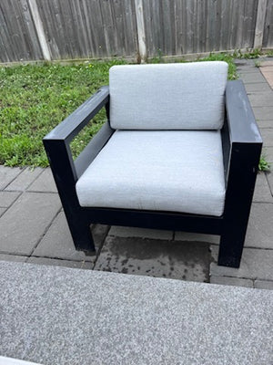 4 'Insideout' Club Chairs, with Sunbrella Cushions