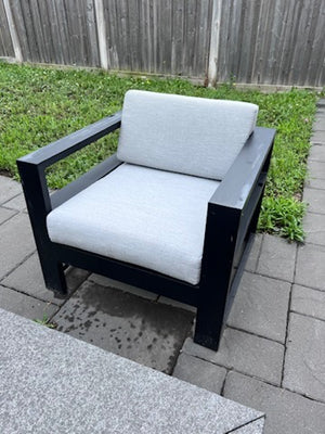 4 'Insideout' Club Chairs, with Sunbrella Cushions