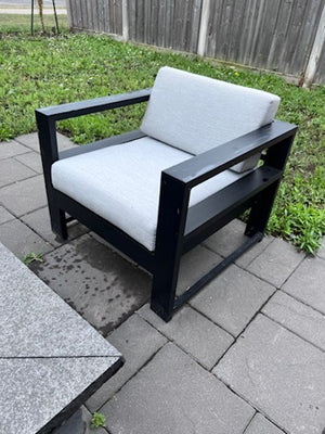 4 'Insideout' Club Chairs, with Sunbrella Cushions